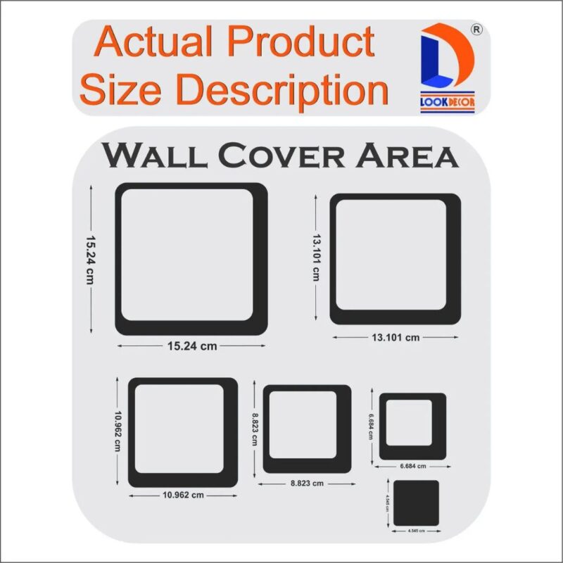 3D Acrylic Mirror Wall Sticker Decoration - Image 5