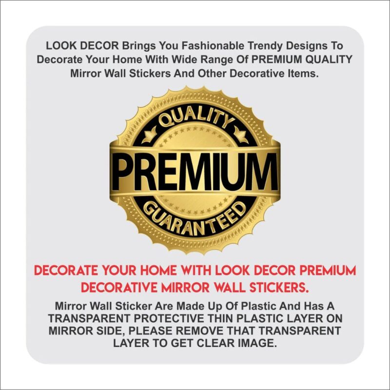3D Acrylic Mirror Wall Sticker Decoration - Image 2