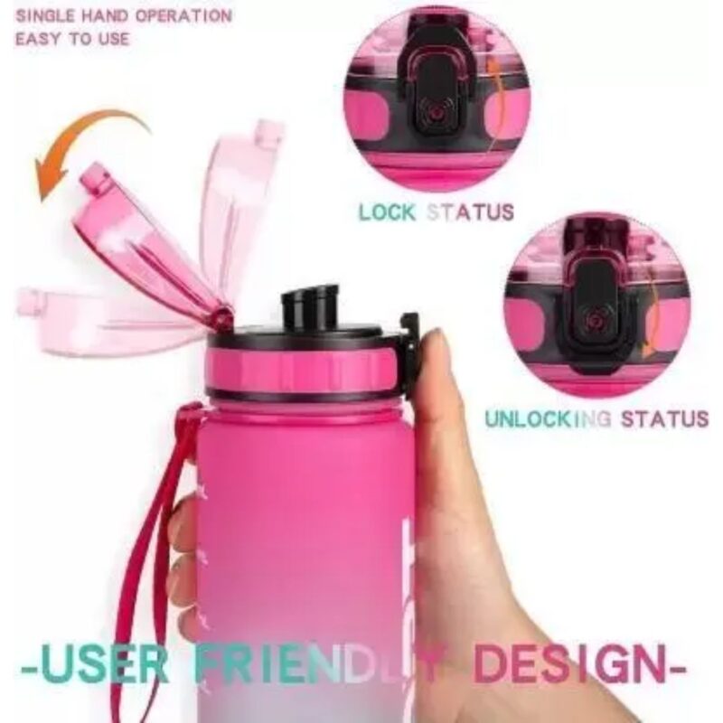 Sport Print Water Bottle Gym Water Bottle - Image 5