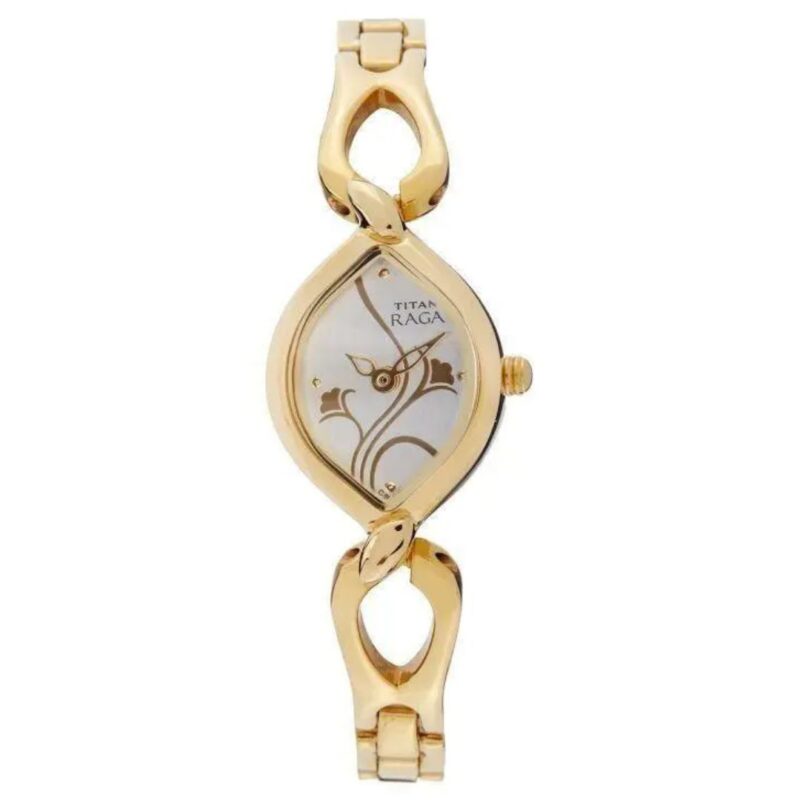 Titan Analog Silver Dial Women's Watch
