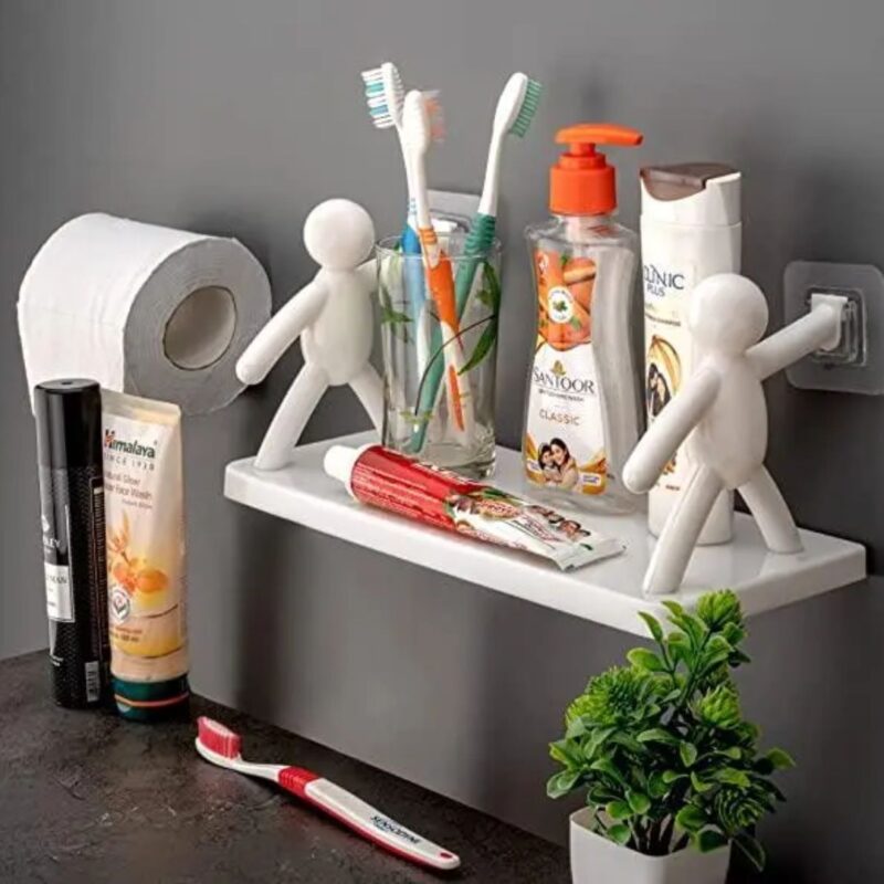 Wall Hanging Bathroom Shelf Storage Rack (Pack of 1) - Image 2