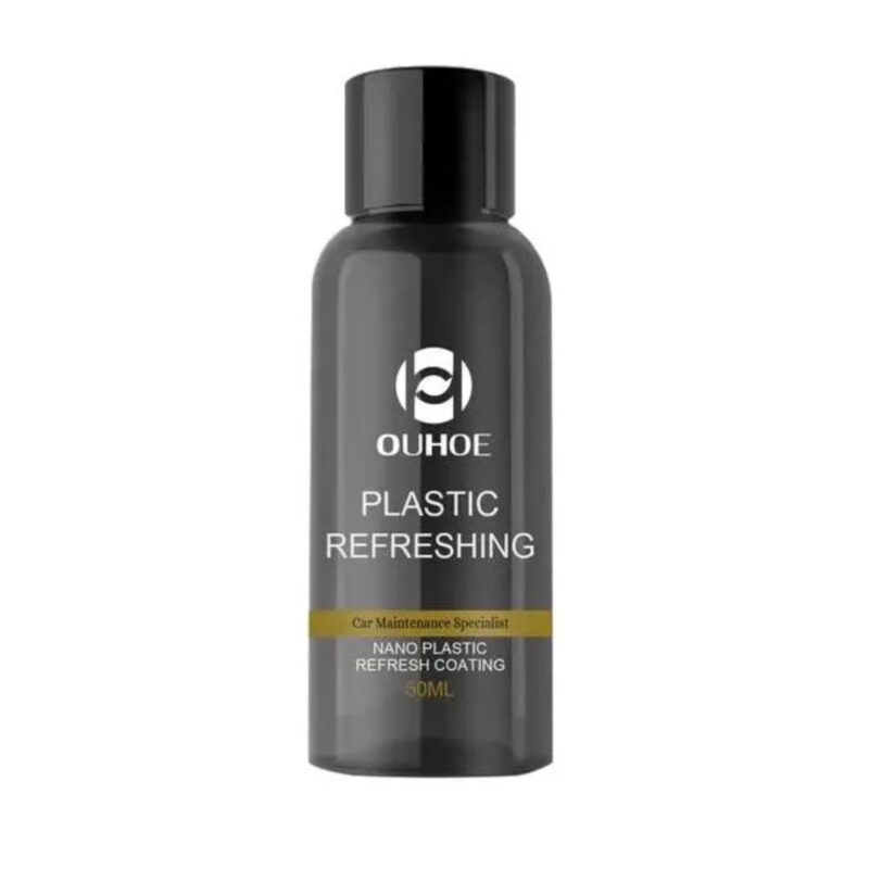 Plastic Revitalizing Coating Agent, Nano Plastic Refreshing Coating, Plastic Parts Refurbish Agent for Car, Plastic Parts Retreading Agent Automotive Interior Cleaning Agent 50 ml