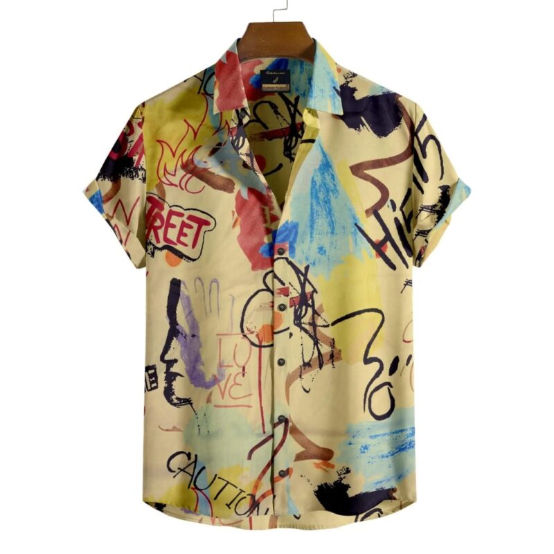 Printed Half Sleeves Regular Fit Men's Casual Shirt