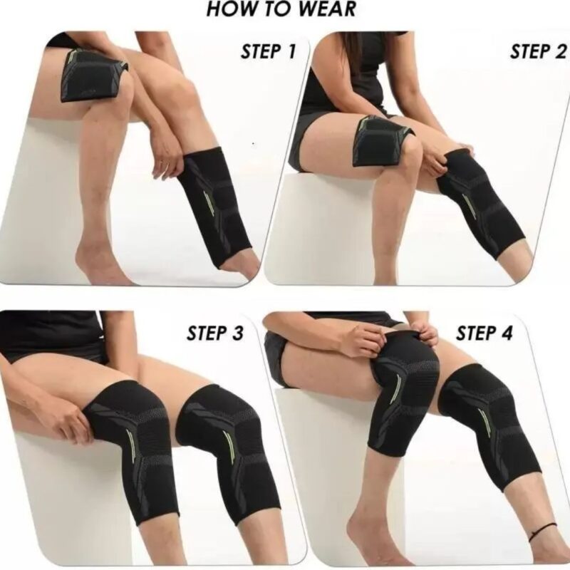 Knee Cap Compression Support for Gym, Running, Cycling, Sports, Jogging, Workout - Image 2