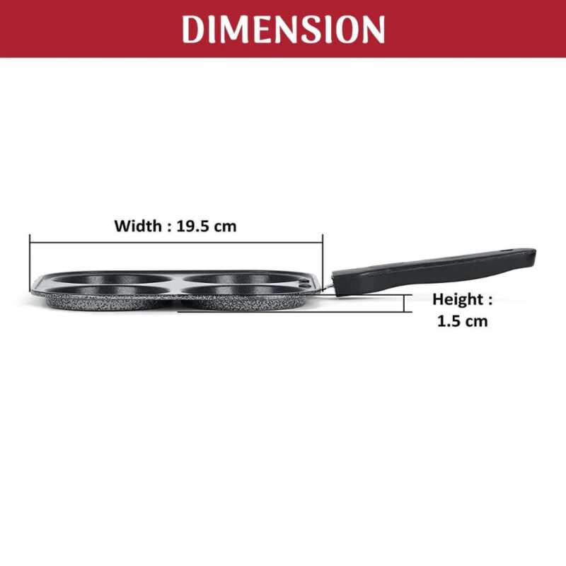 4 Hole Non-Stick Pan - Image 2