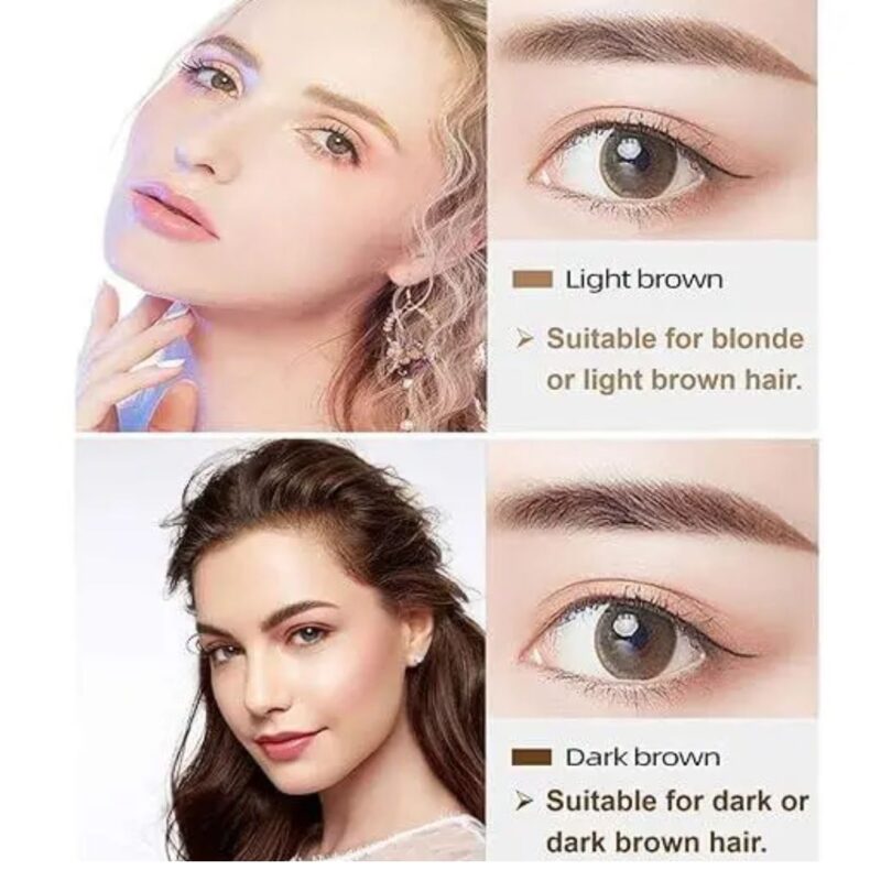 Waterproof 4 Points Microblading Eyebrow Pen with a Micro-Fork Tip Applicator - Image 4