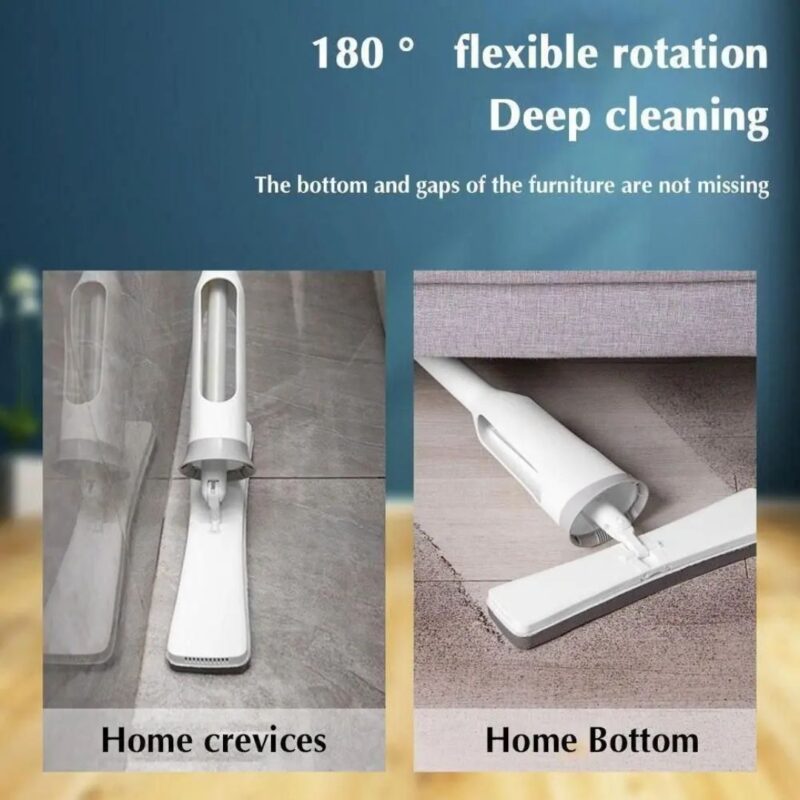 Self Squeezing Mop, Folding Sponge Mop, Absorbs More & Easier to Dry & Store - Image 2