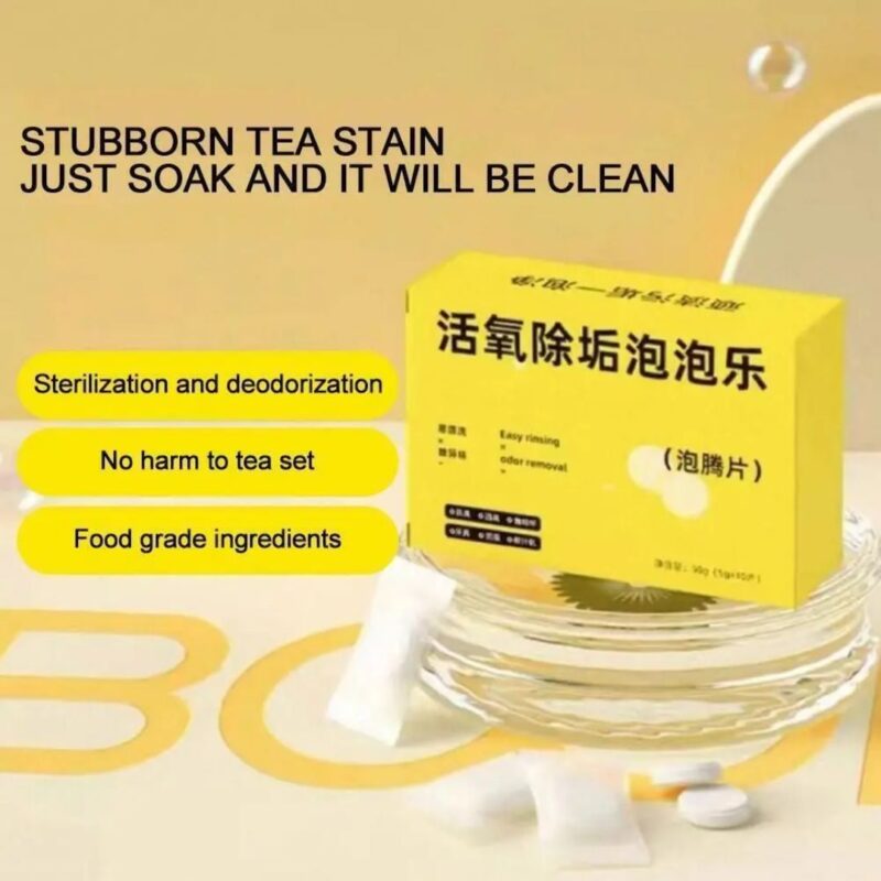 Bubble Active Oxygen Descaling Effervescent Tablets (Pack of 10) - Image 3