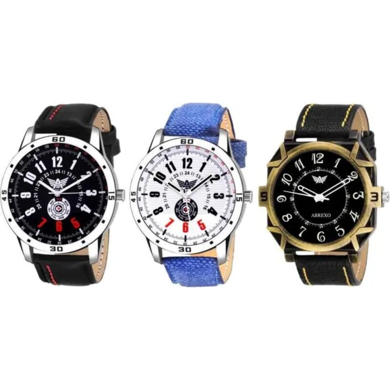 Combo of 3 Analog Watch - For Men - Image 3