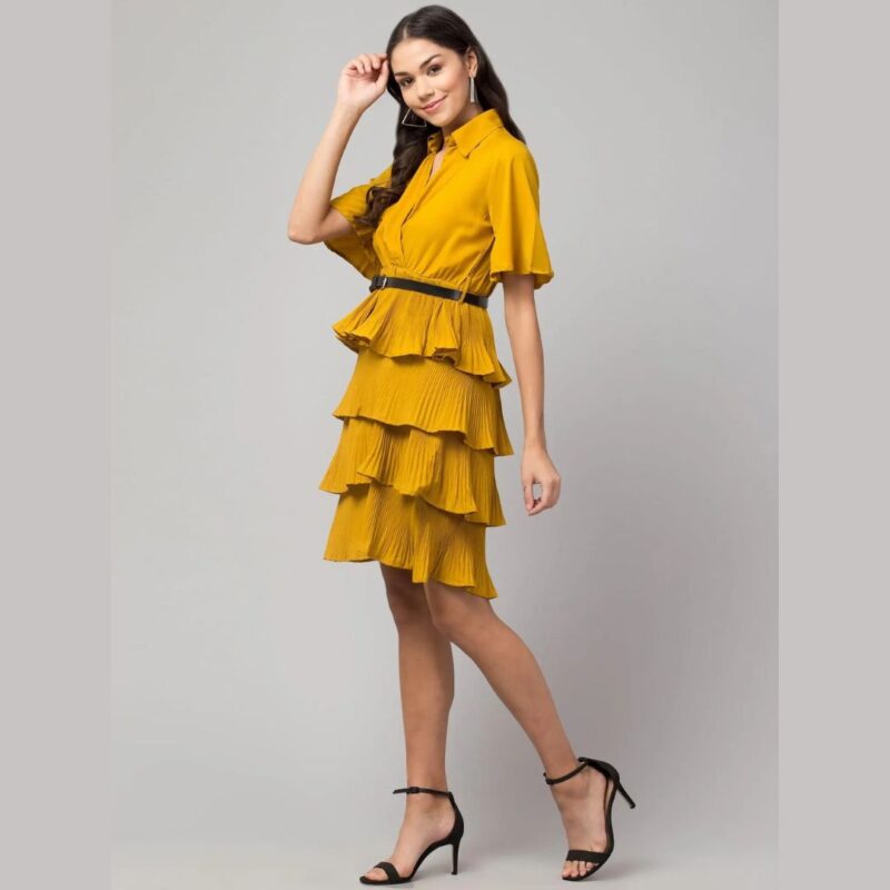 Oceanista Women's Crepe Solid Shirt - Image 3