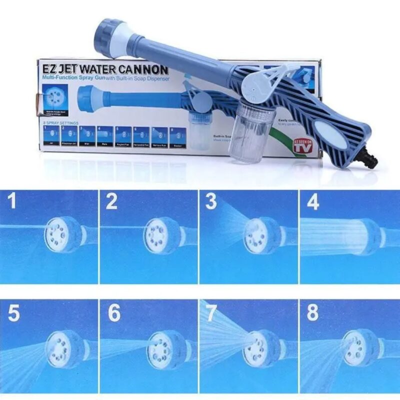 Spray Gun- 8 in 1 Turbo Spray Gun For Gardening, Car & Home Cleaning - Image 3