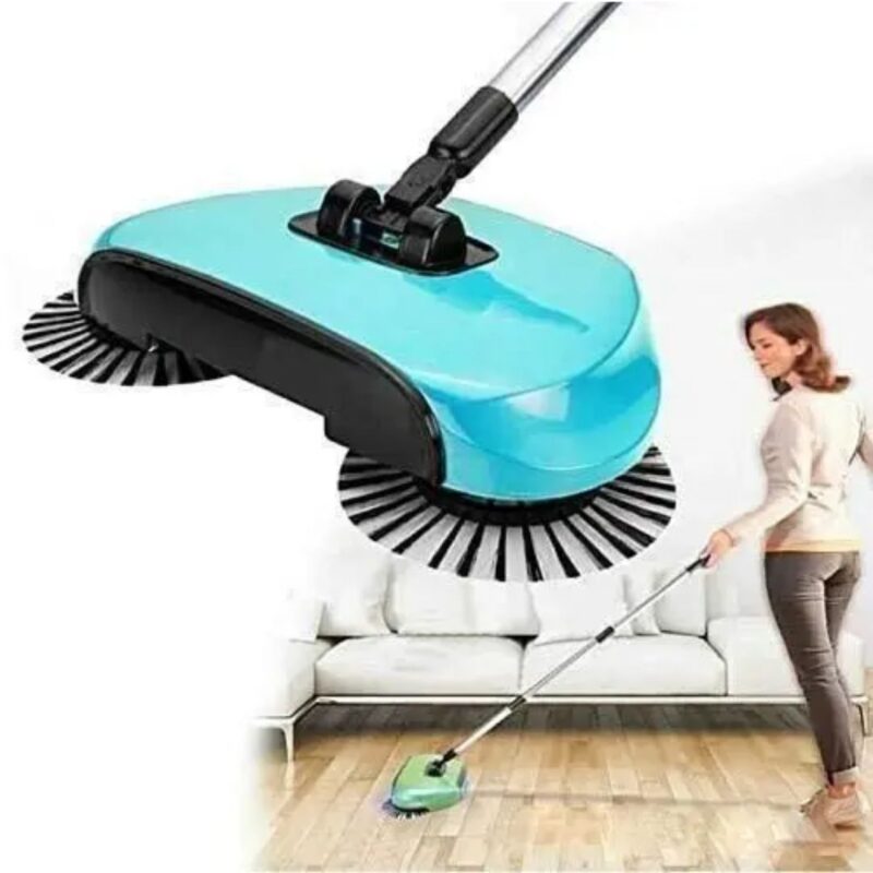 Floor Dust Cleaning MOP Broom with Dustpan Multi Functional Broom Machine for Home & Office - Image 3