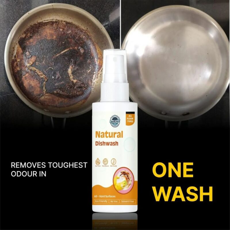 Natural Dishwash For All Hard Stains & Surfaces (Pack of 2) - Image 2